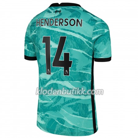 Liverpool Trent Jordan Henderson 14 Borte Fotballdrakt 2020-2021 Kortermet